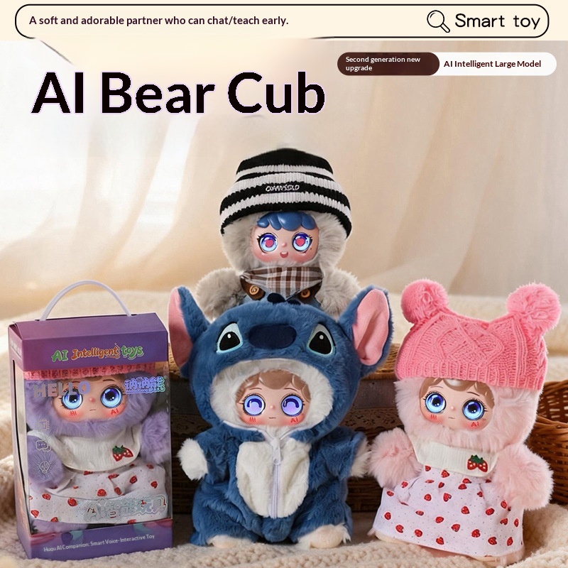 Kid Educational - Brinquedo de Pelúcia AI Bear, Companheiro