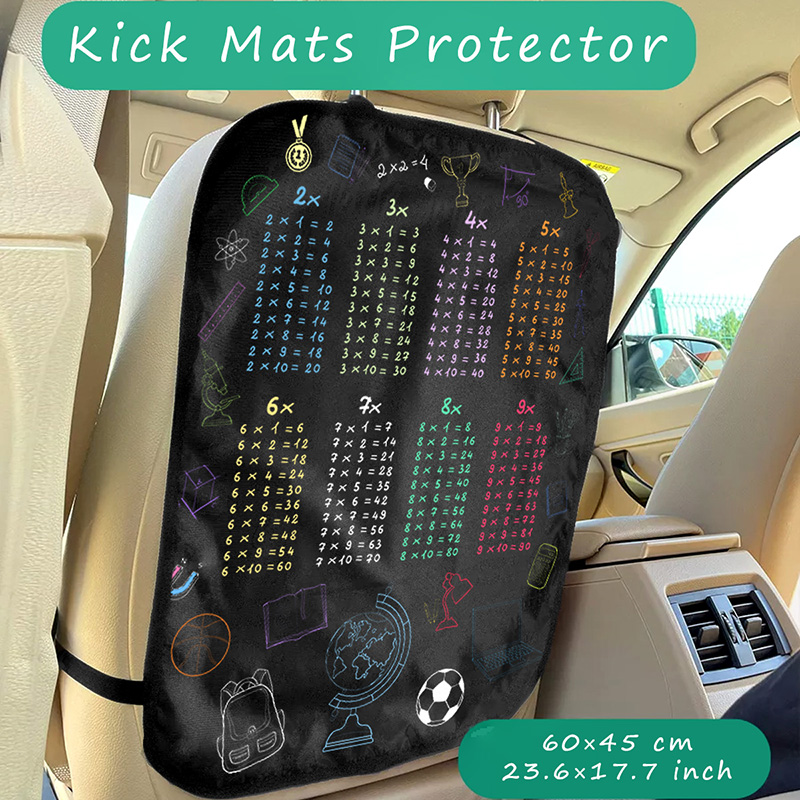 Multiplication Table Mat - 1pc capa de assento de carro