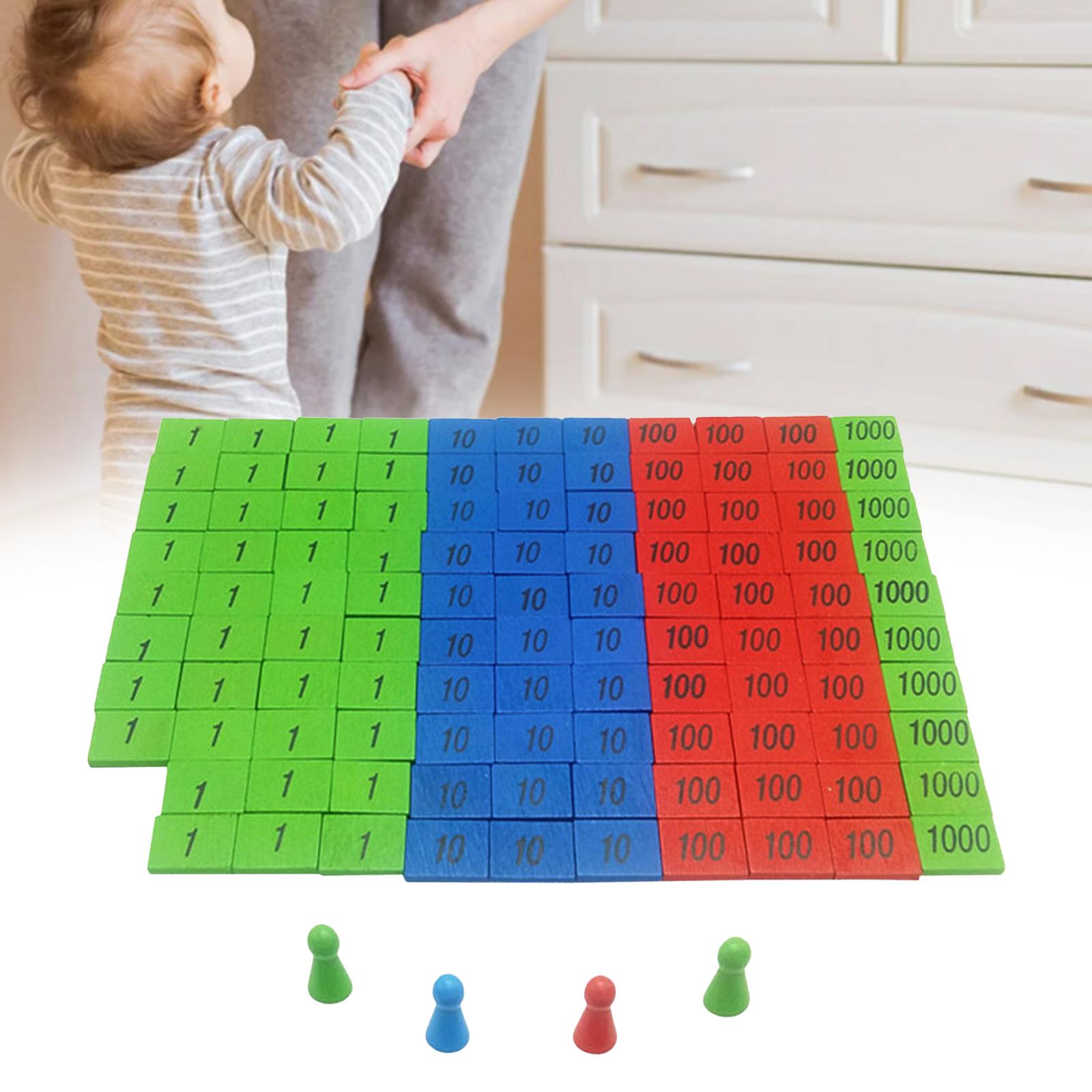 Multiplication Table Mat - Jogo Selo Montessori Profissional para Crianças,