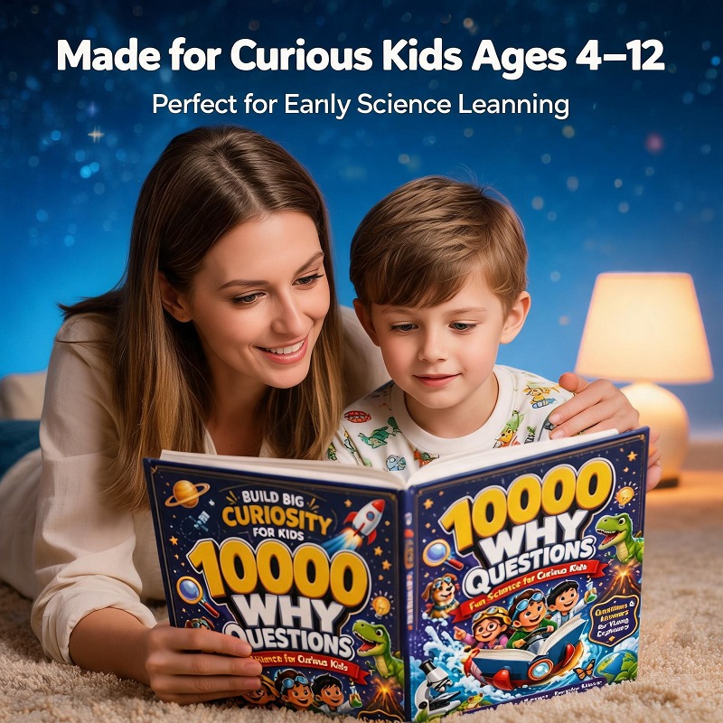Kids Education Picture - 10000 Por Que? - Livro de