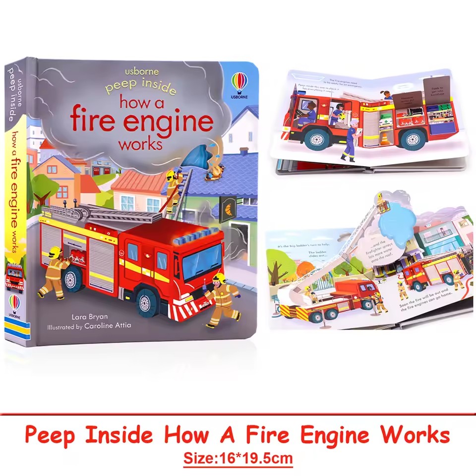 Usborne Peep Inside: Como Func - Kids Education Picture avaliação e preço