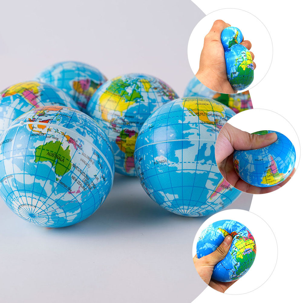6 Bolas Anti-stress para Crian - Educational Globe For Kids avaliação e preço