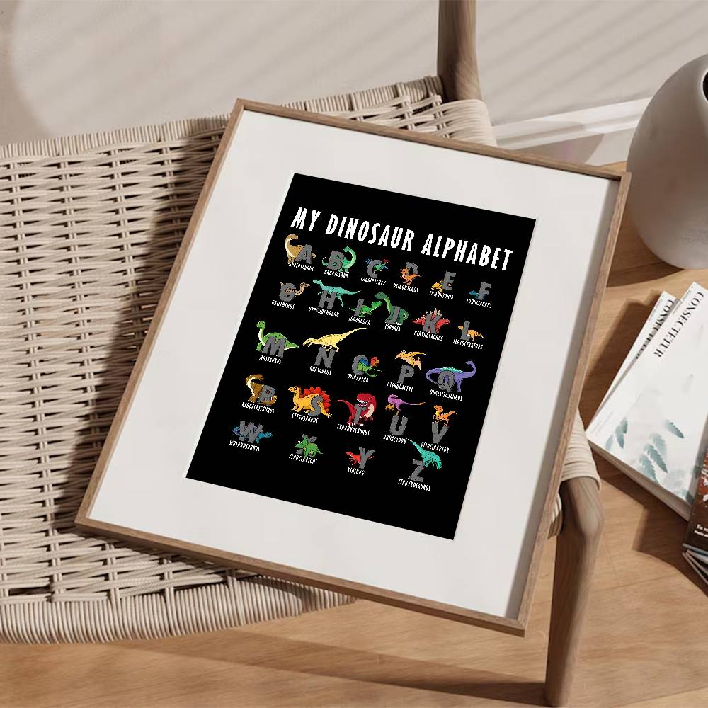 Pôster de papel com alfabeto d - Kids Education Background avaliação e preço