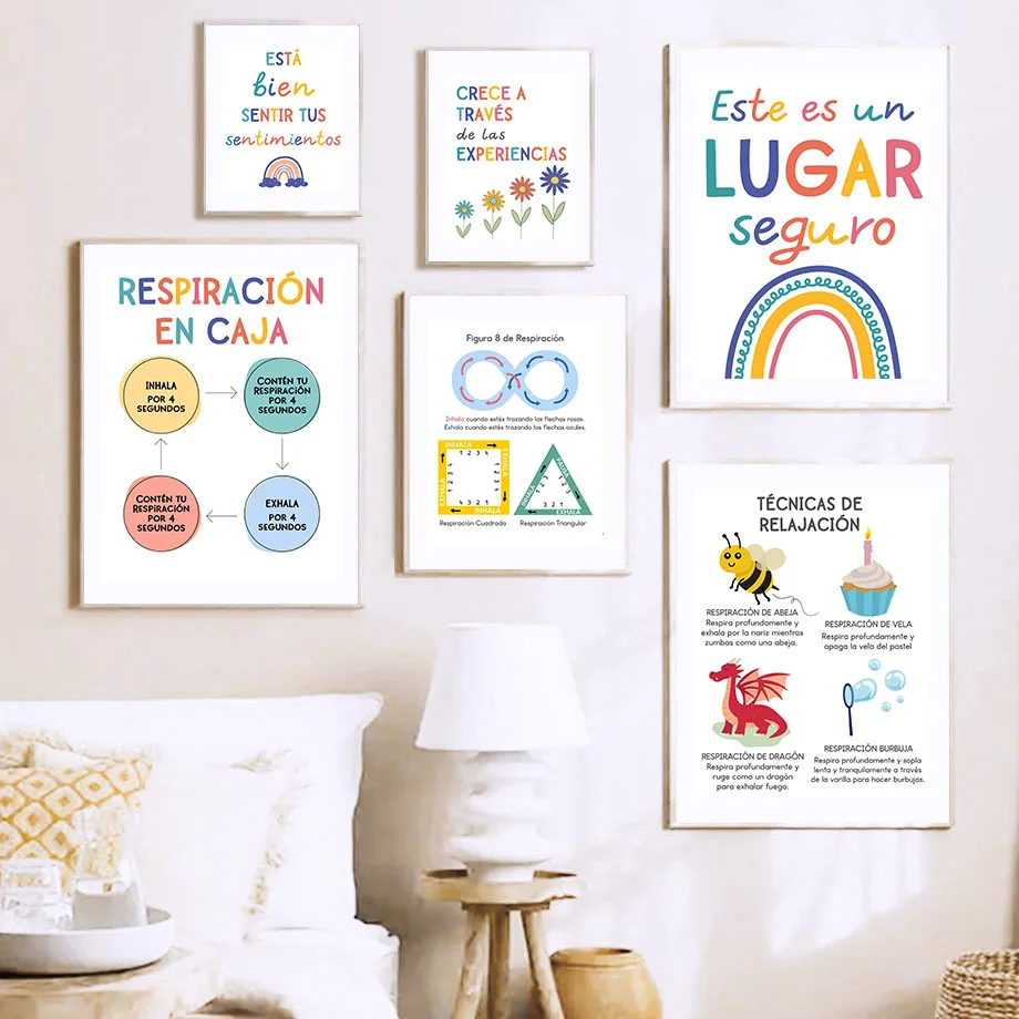 Educação espanhola lema arco-í - Kids Education Picture avaliação e preço