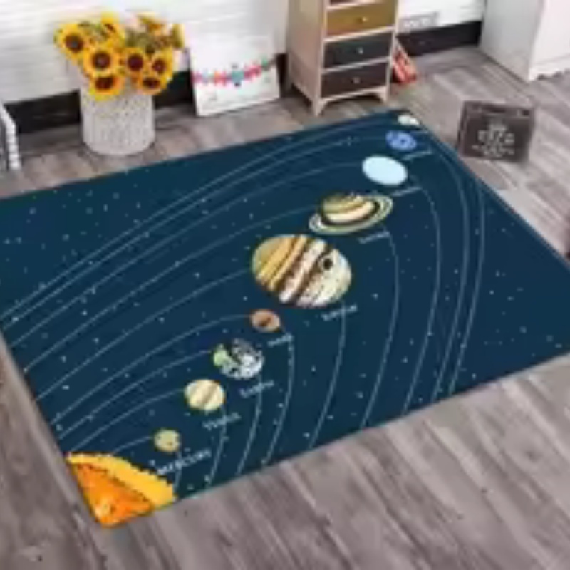 Tapete de feltro grande com et - Kids Education Background avaliação e preço