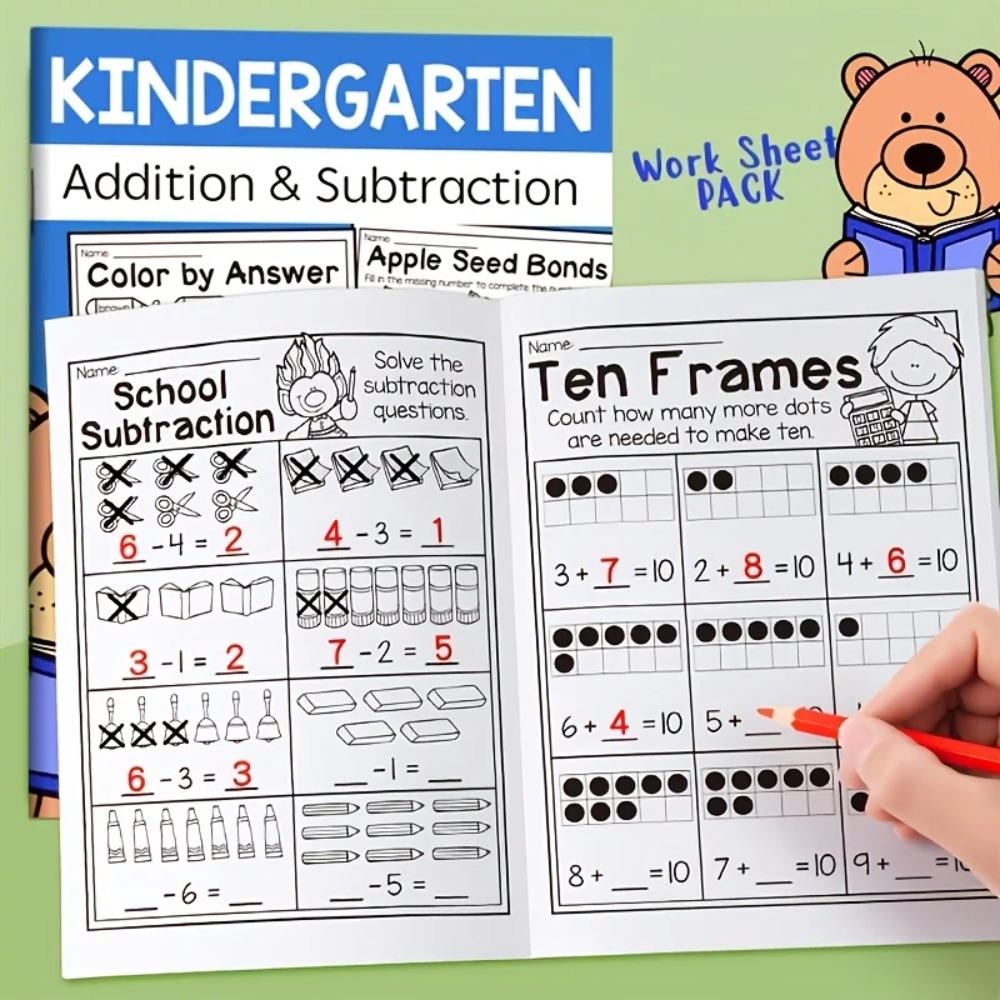 Fichas de exercícios de adição - Kids Education Worksheet avaliação e preço