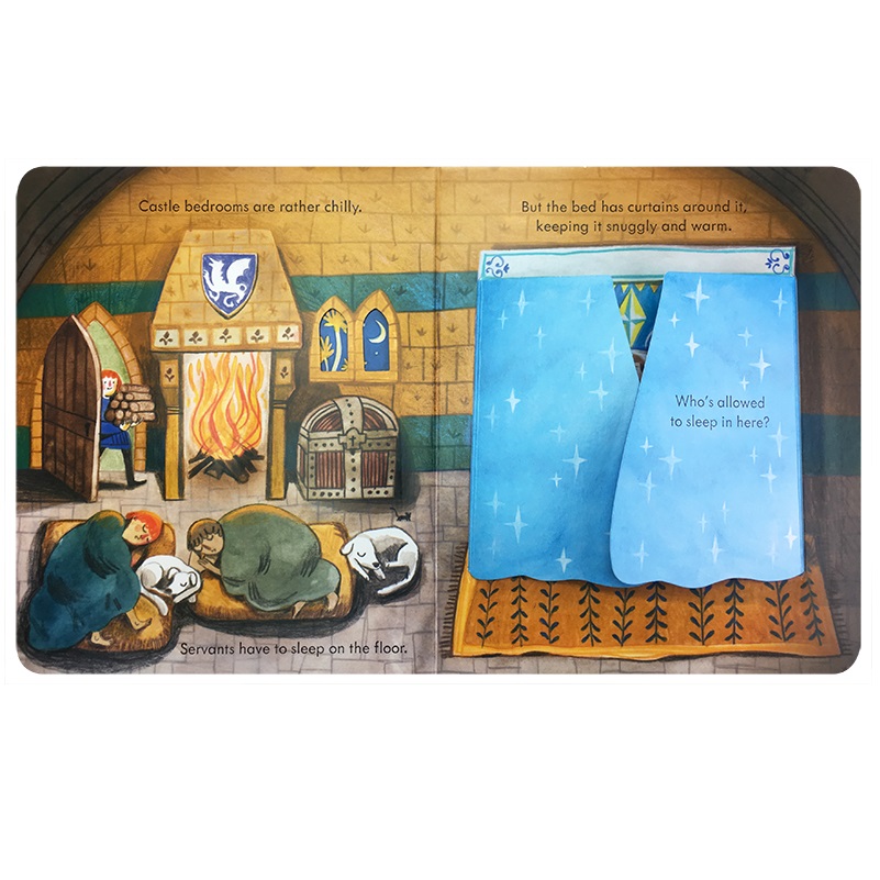 Usborne peep dentro do castelo - Kids Education Picture avaliação e preço
