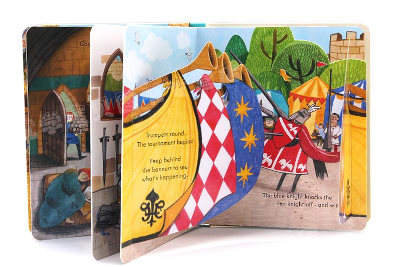Usborne peep dentro do castelo - Kids Education Picture avaliação e preço