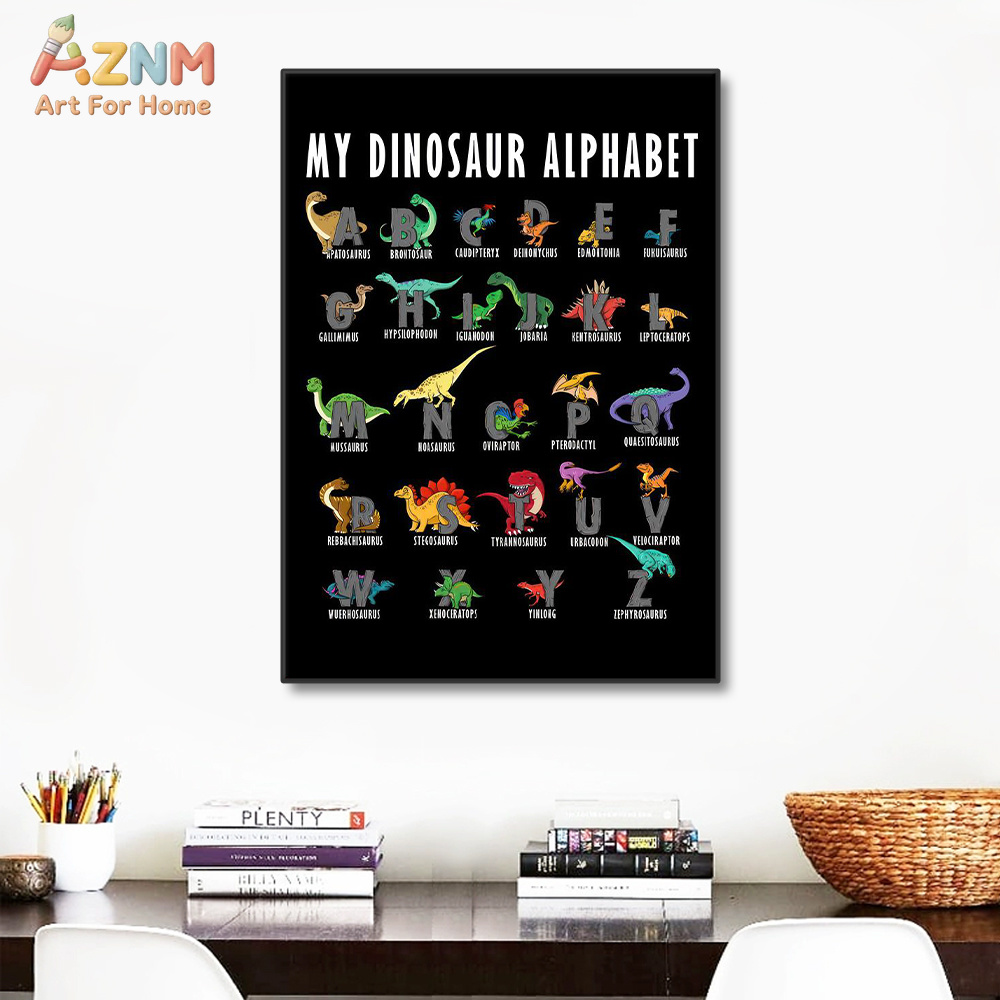 AZNM Quadro de Parede em Tela  - Kids Education Background avaliação e preço
