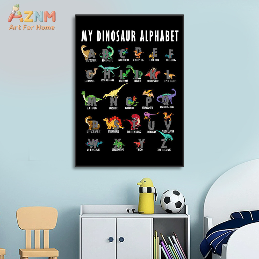 AZNM Quadro de Parede em Tela  - Kids Education Background avaliação e preço