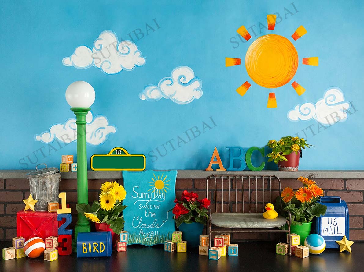 Abc de volta às aulas fotograf - Kids Education Background avaliação e preço