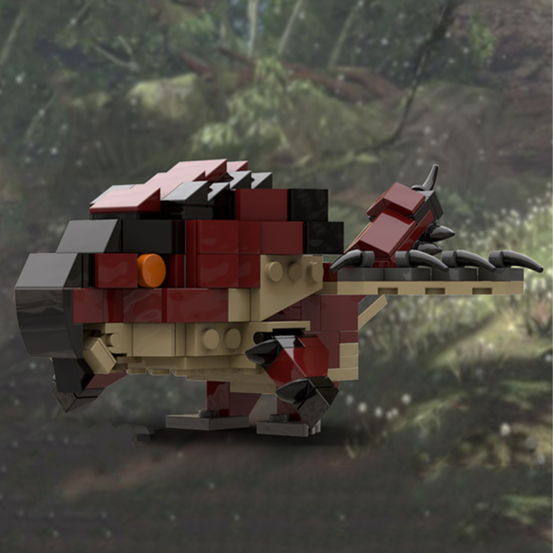 214 peças MOC Rathalos Monster - Kids Hunter Education avaliação e preço